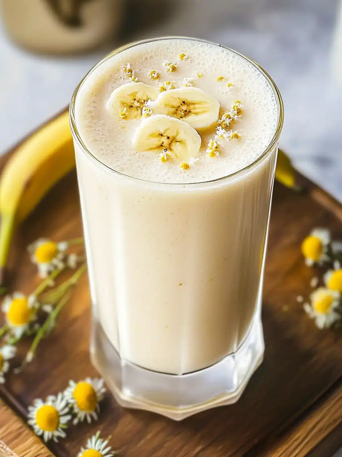 Banana Chamomile Tea Smoothie for Ultimate Relaxation 5 Banana Chamomile Tea Smoothie