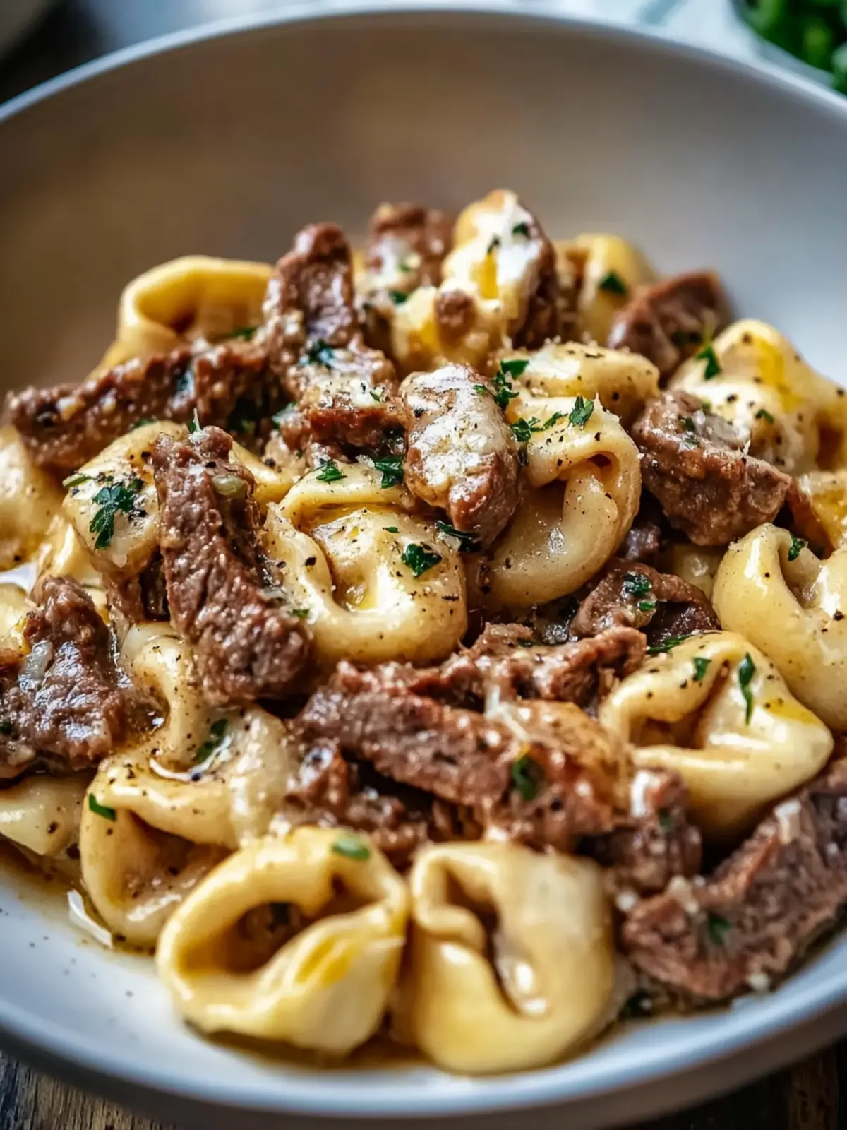 Indulge in Philly Cheesesteak Tortellini Pasta Bliss Tonight 3 Indulge in Philly Cheesesteak Tortellini Pasta Bliss