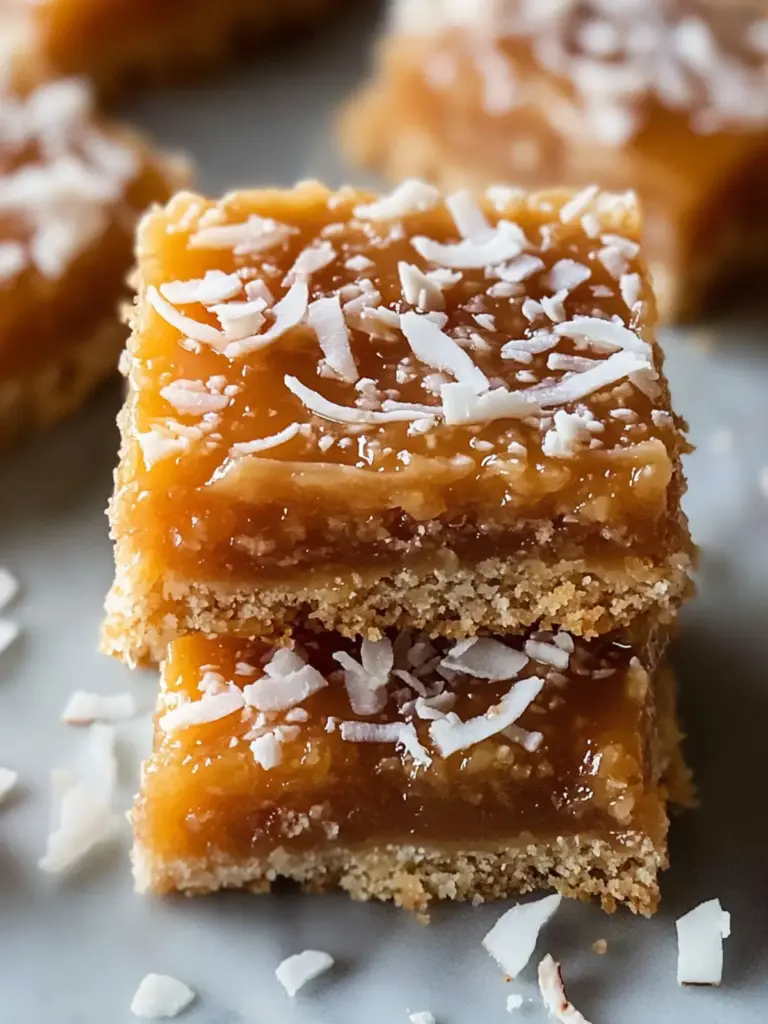 Caramel Coconut Bars