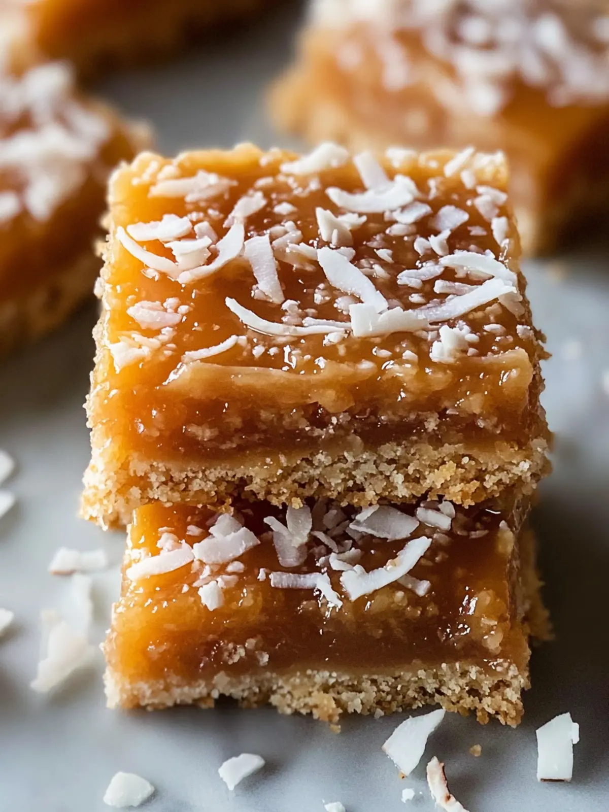 Caramel Coconut Bars