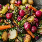 Spring Salad with Roasted Veggies