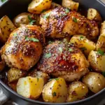 Easy Honey Mustard Chicken and Potatoes