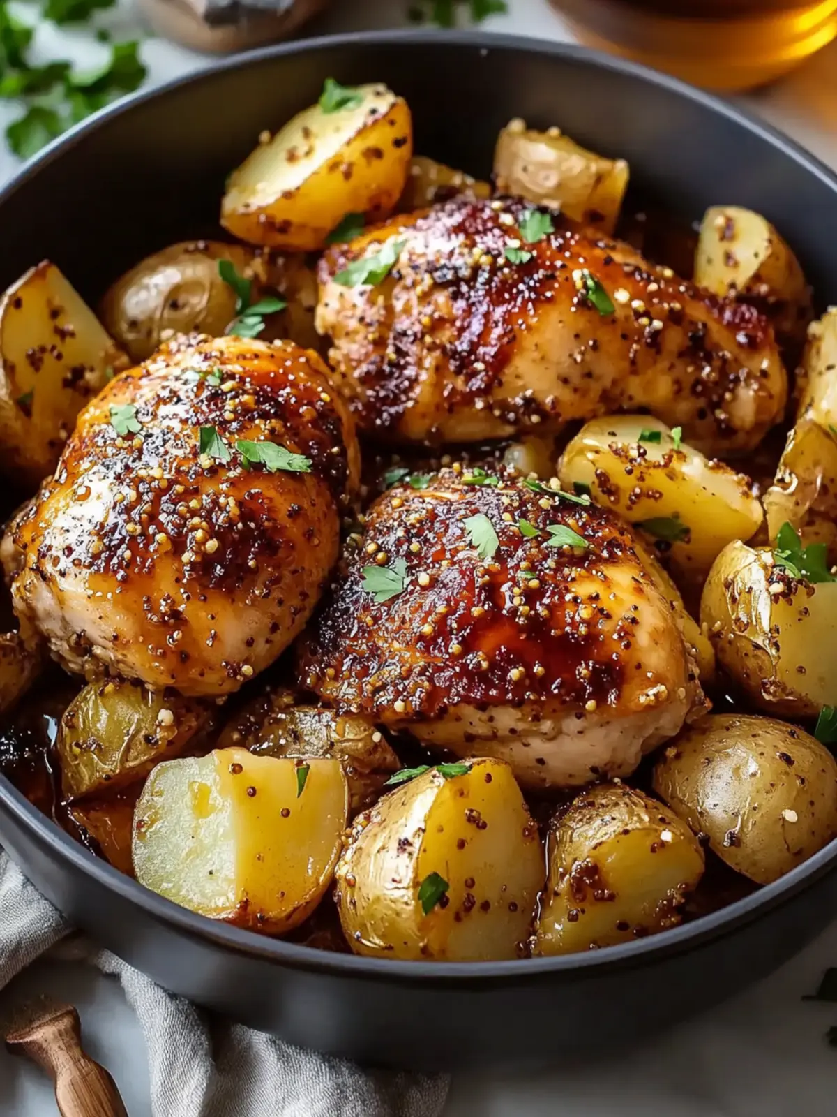 Easy Honey Mustard Chicken and Potatoes for Effortless Dinner Joy 5 Easy Honey Mustard Chicken and Potatoes