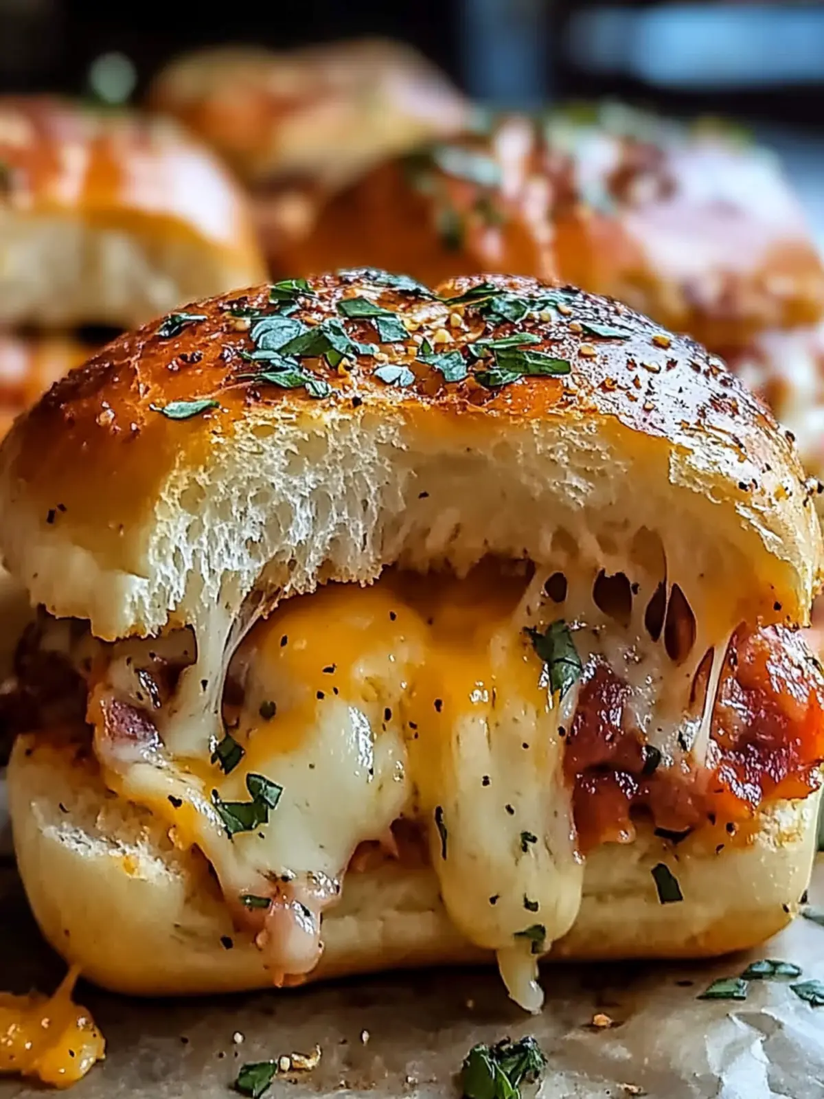 Irresistibly Cheesy Baked Italian Grinder Sliders Delight You! 3 Irresistibly Cheesy Baked Italian Grinder Sliders Delight