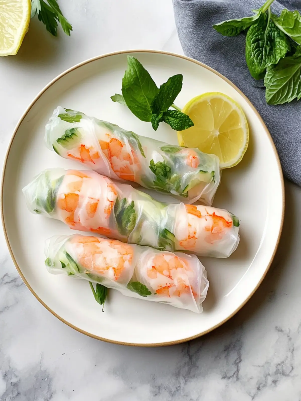 Delicious Spring Rolls: Fresh and Customizable for Everyone 3 Spring Rolls
