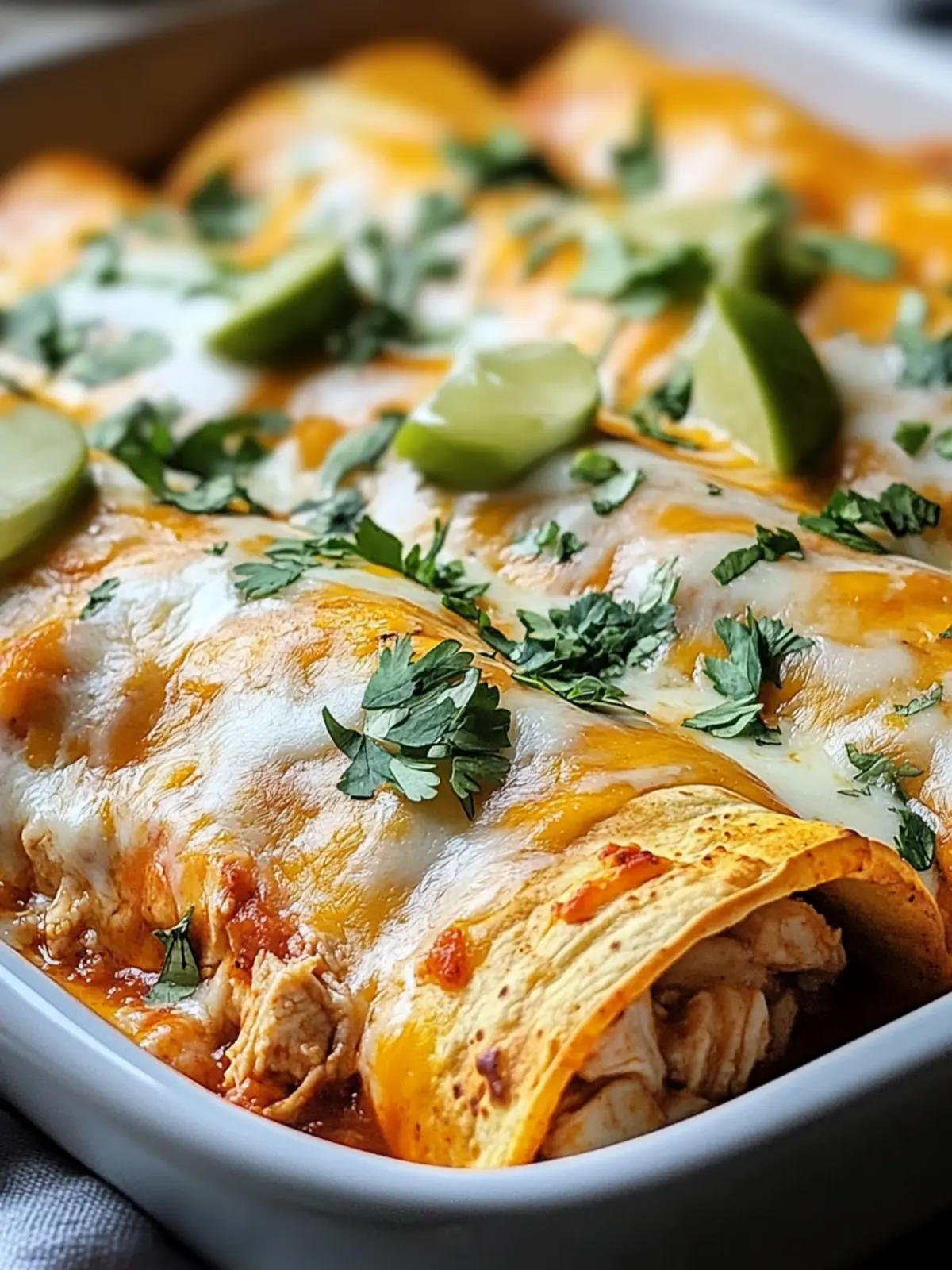 Create the Best High Protein Chicken Enchiladas for Dinner Tonight!