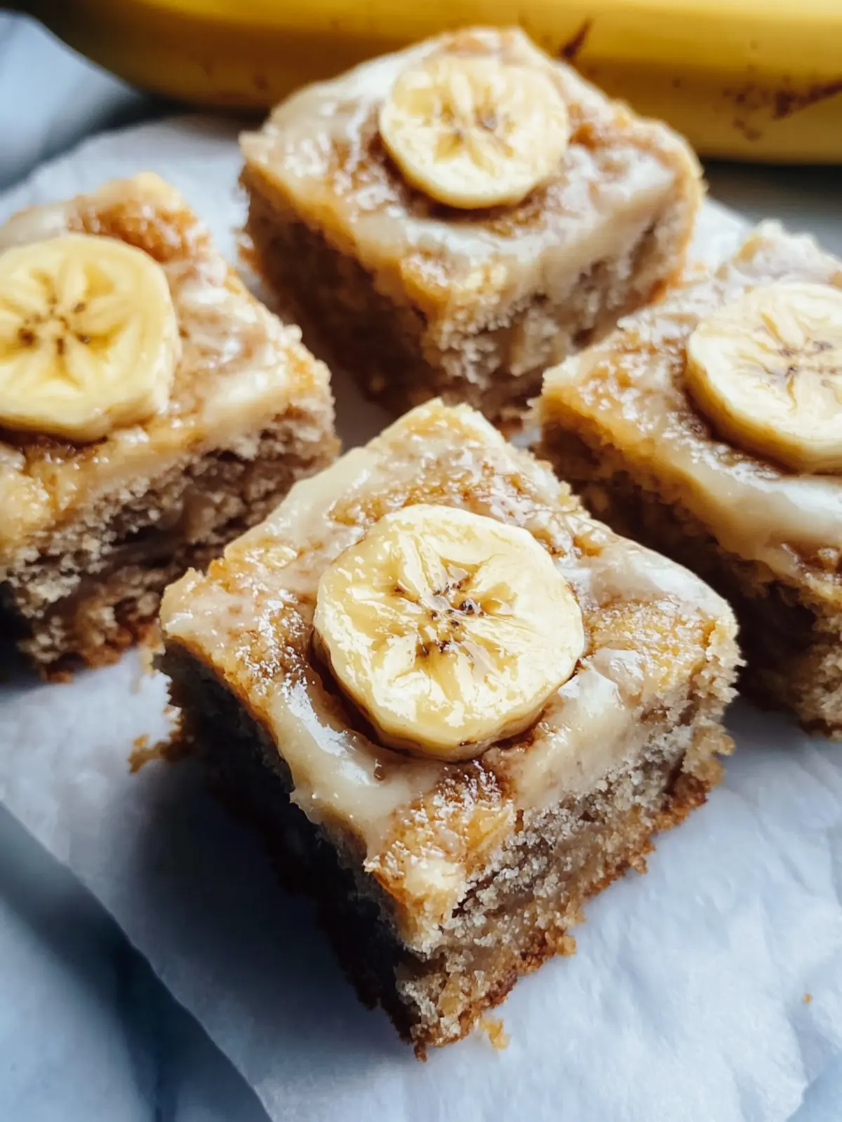 Irresistible Ooey Gooey Banana Bars with Sweet Caramel Frosting 3 Ooey Gooey Banana Bars