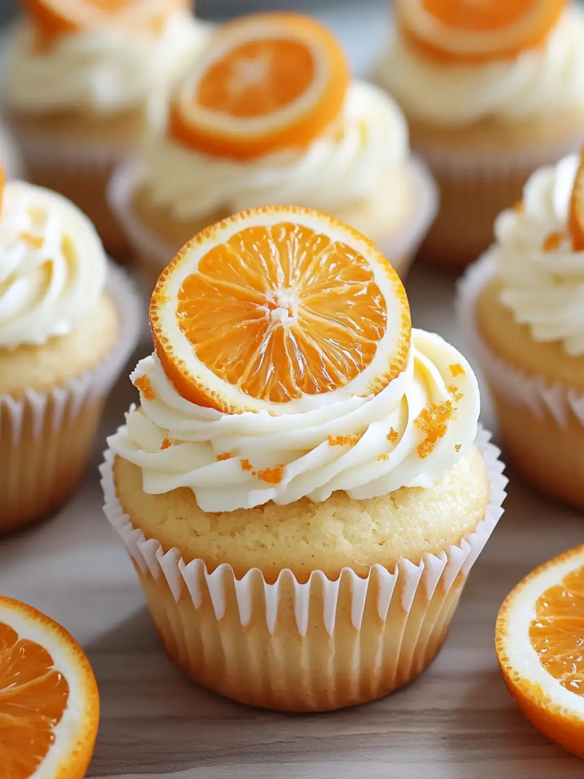 Orange Cream Cupcakes