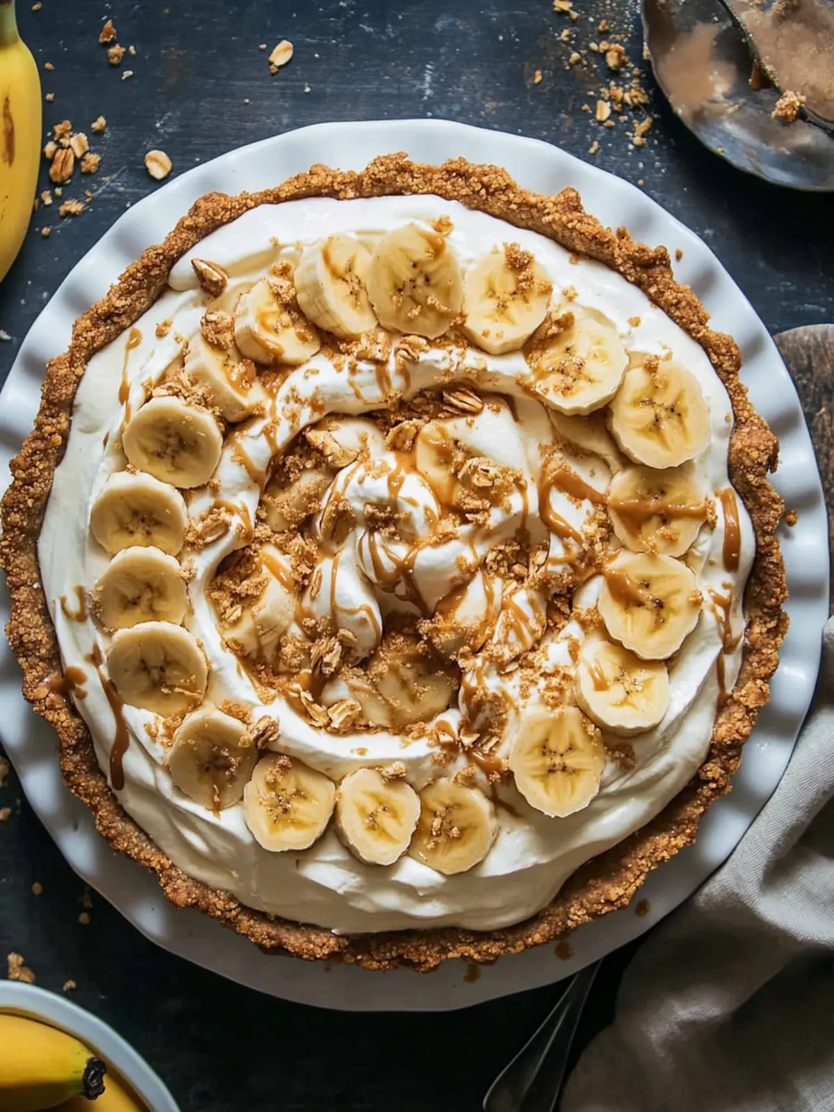Peanut Butter Banana Cream Pie