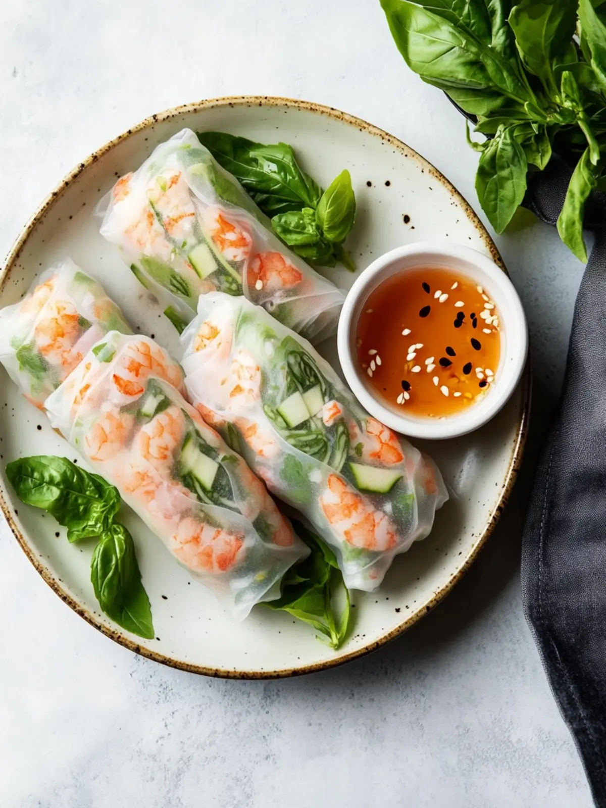 Delicious Spring Rolls: Fresh and Customizable for Everyone 4 Spring Rolls