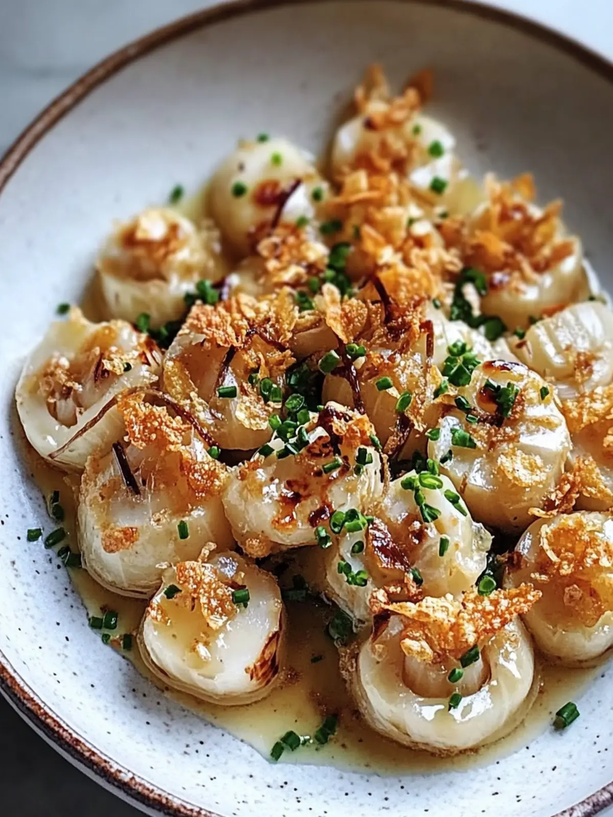 Brown Butter Miso & Roasted Garlic Radiatori with a Twist 5 Brown Butter Miso & Roasted Garlic Radiatori with Crispy Shallots