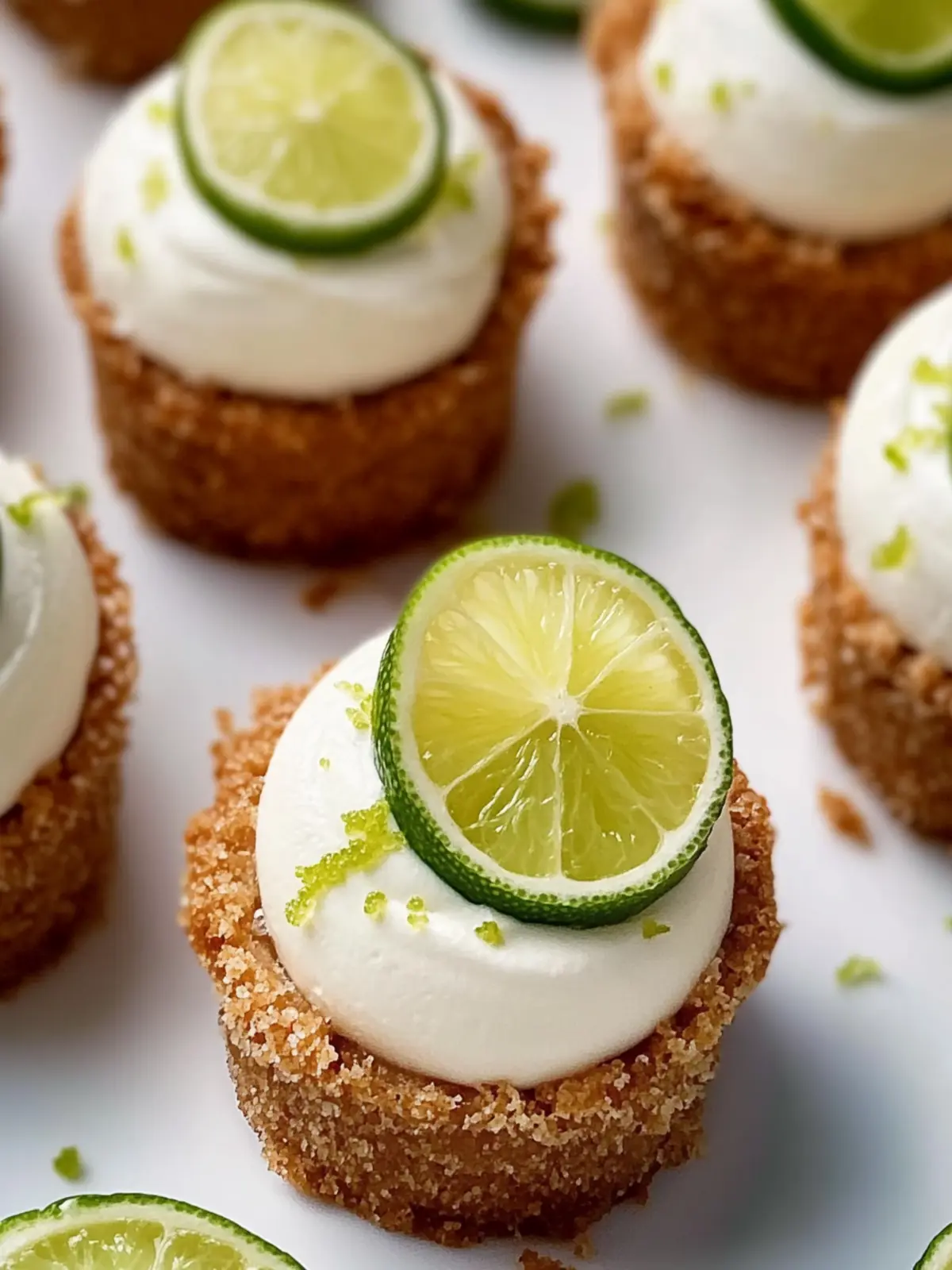 Heavenly No-Bake Mini Key Lime Pies