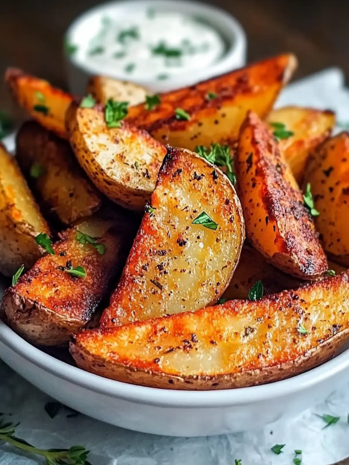 Crispy Potato Wedges Recipe