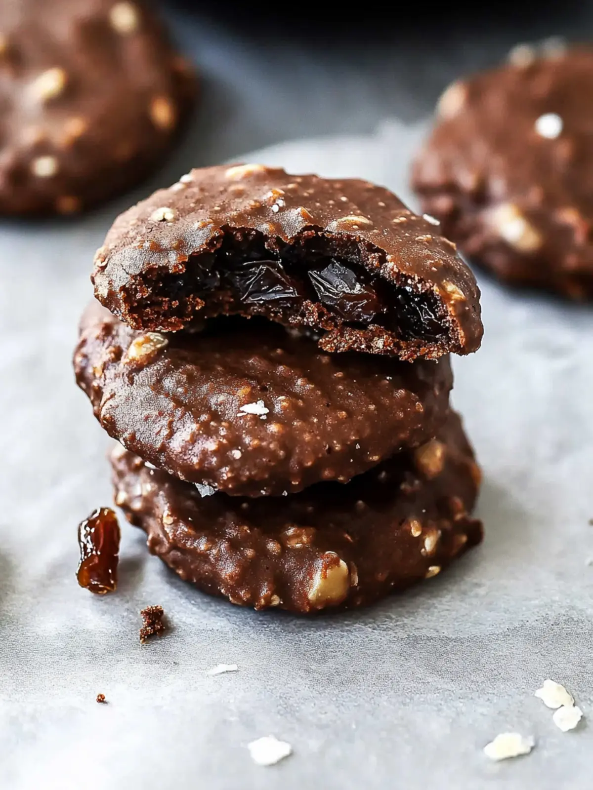 Easy Healthy Chocolate Date Cookies