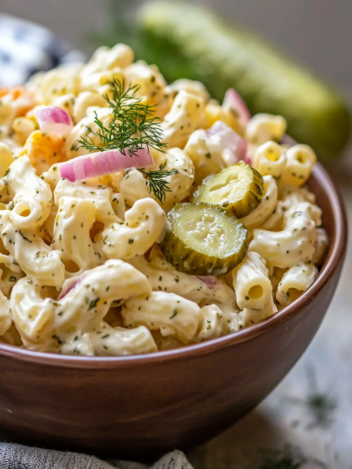 Creamy Dill Pickle Macaroni Salad: Your New Summer Favorite 4 Creamy Dill Pickle Macaroni Salad