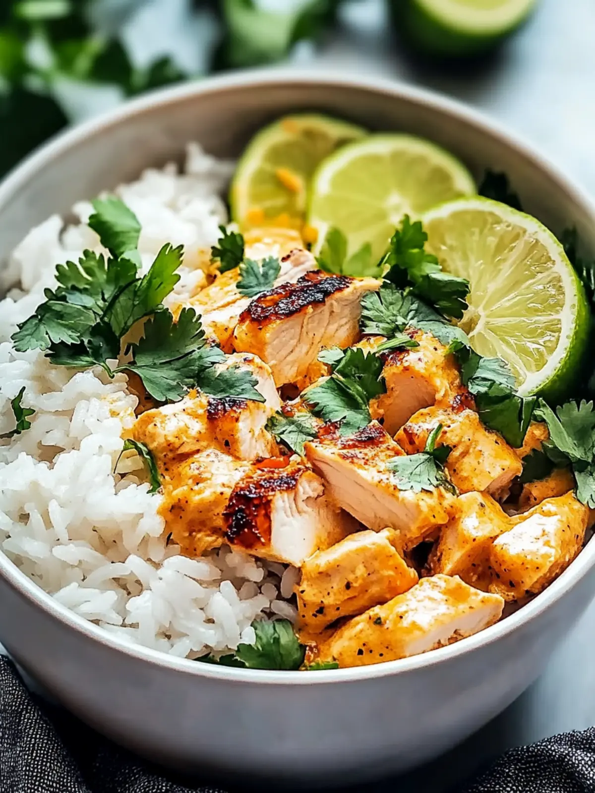 Coconut Chicken Rice Bowl: Creamy Comfort in Every Bite