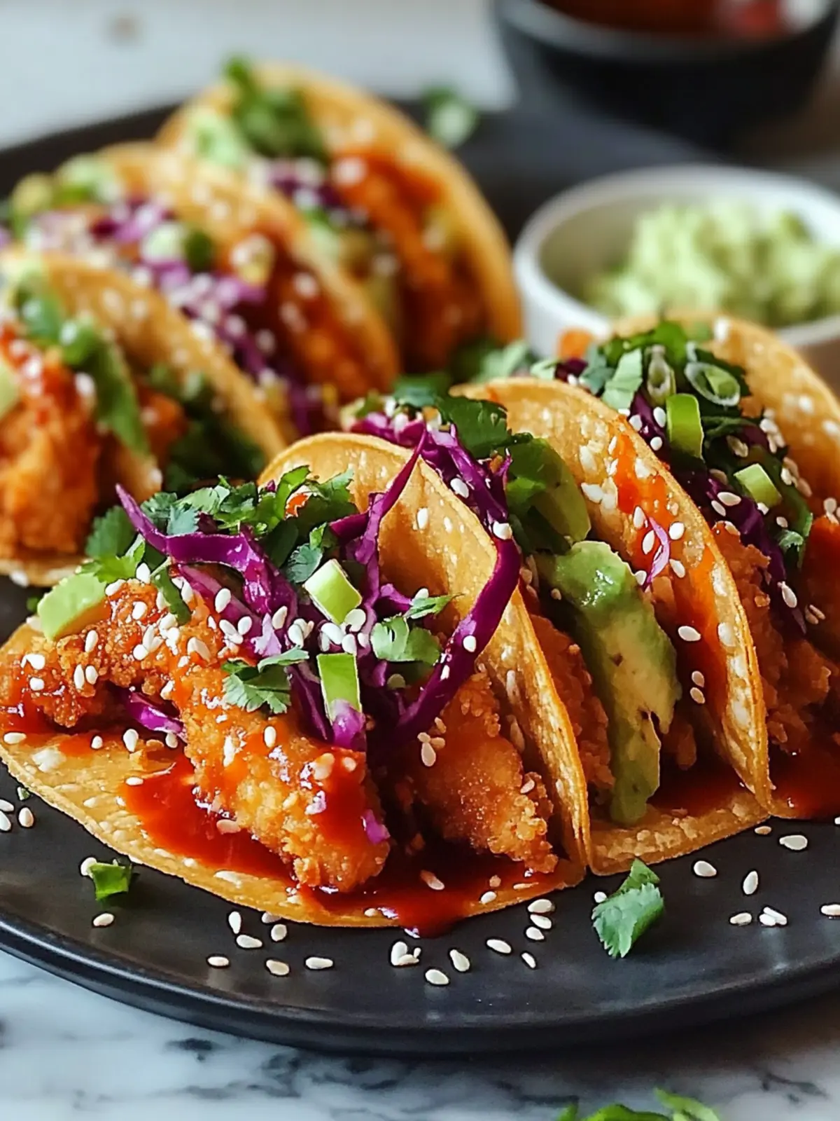 Amazing Crispy Chicken Wonton Tacos