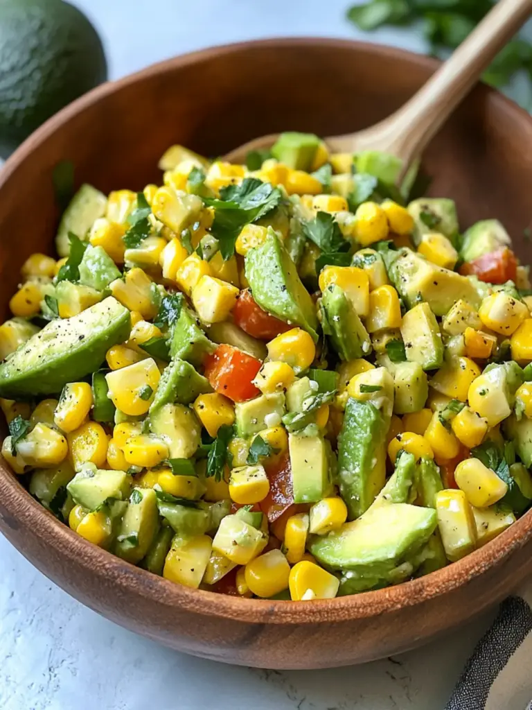 Sweet Corn Avocado Salad
