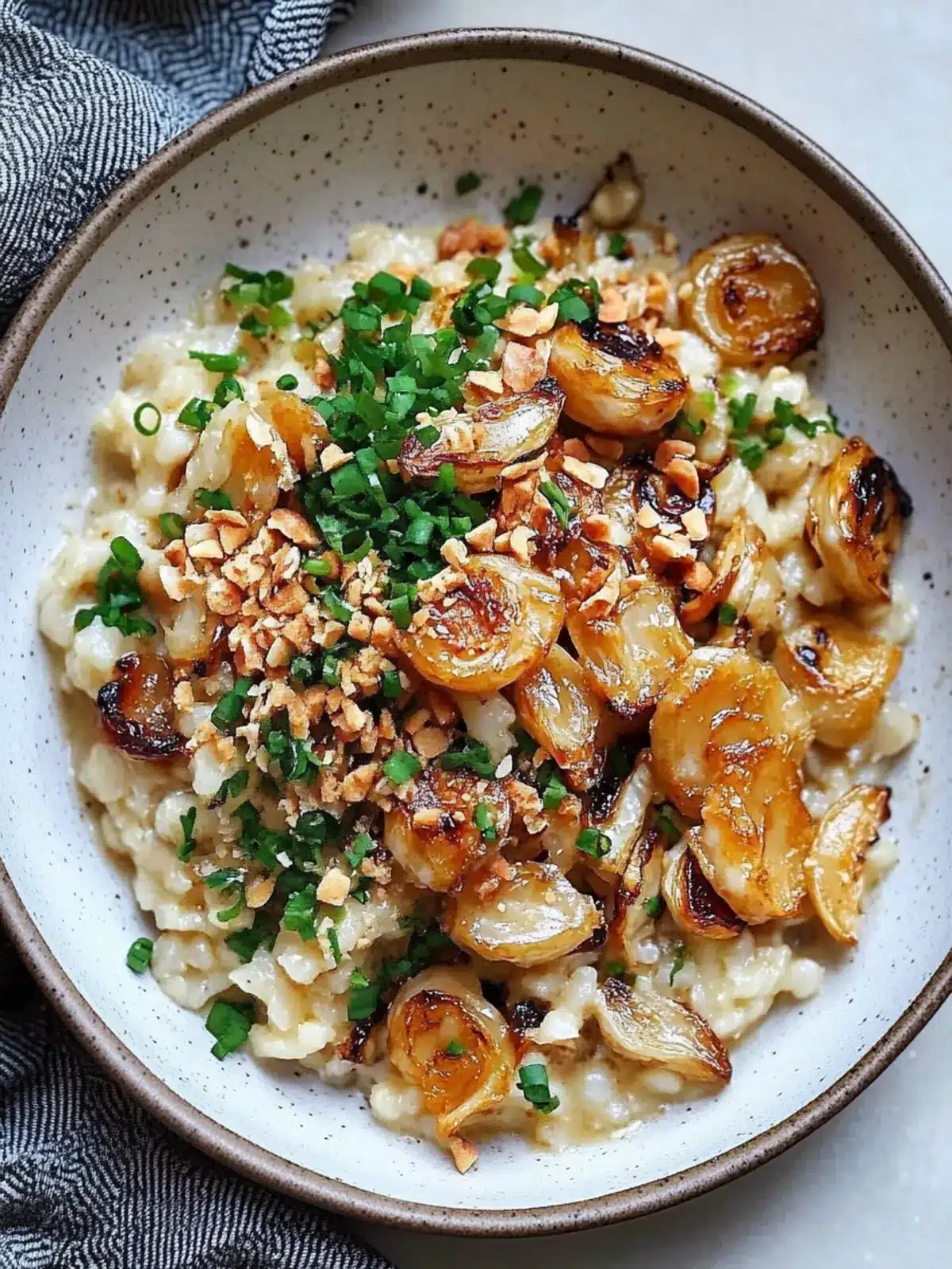 Brown Butter Miso & Roasted Garlic Radiatori with a Twist 4 Brown Butter Miso & Roasted Garlic Radiatori with Crispy Shallots