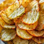 Air Fryer Spicy Dill Pickle Chips Recipe