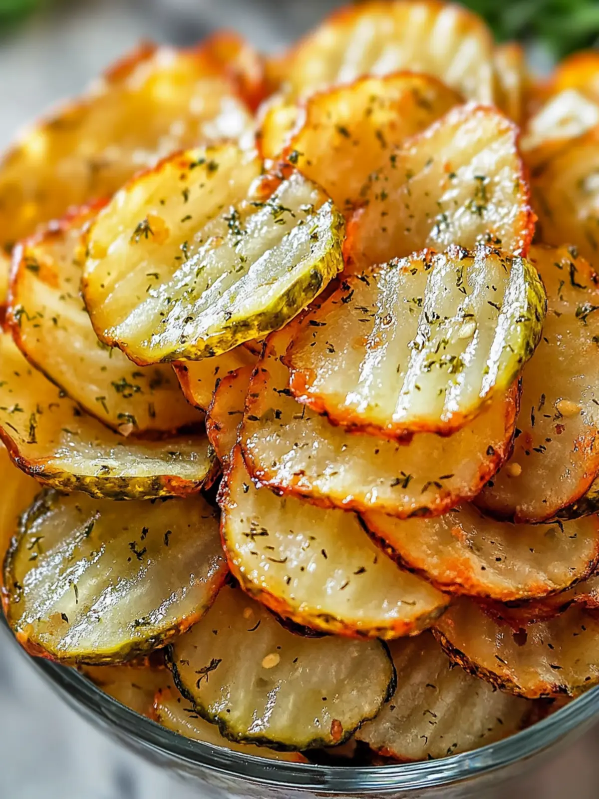 Air Fryer Spicy Dill Pickle Chips Recipe