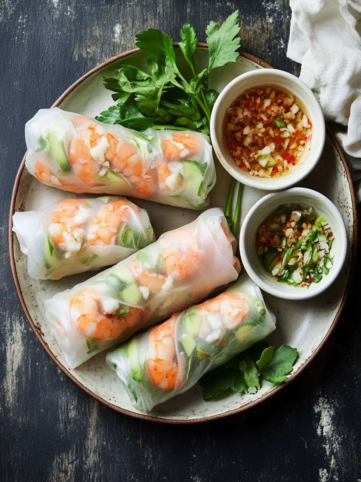 Delicious Spring Rolls: Fresh and Customizable for Everyone 2 Spring Rolls