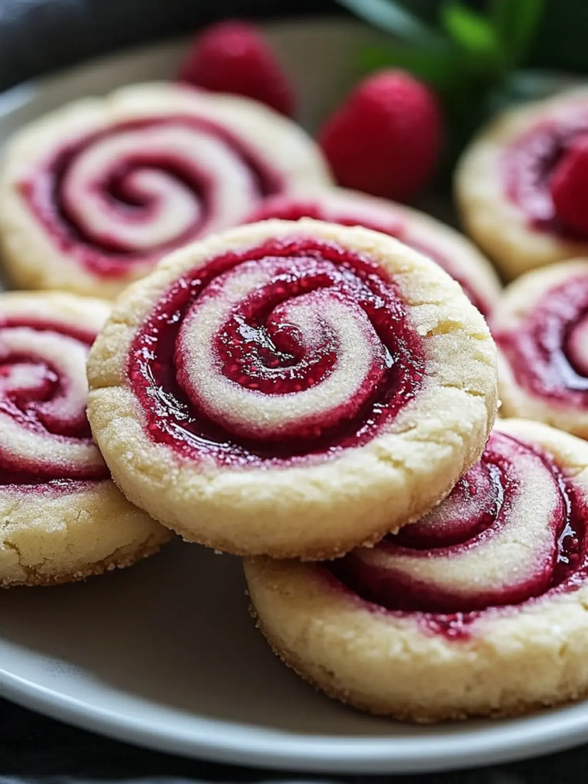 Raspberry Swirl Shortbread Cookies that Melt in Your Mouth 2 Raspberry Swirl Shortbread Cookies