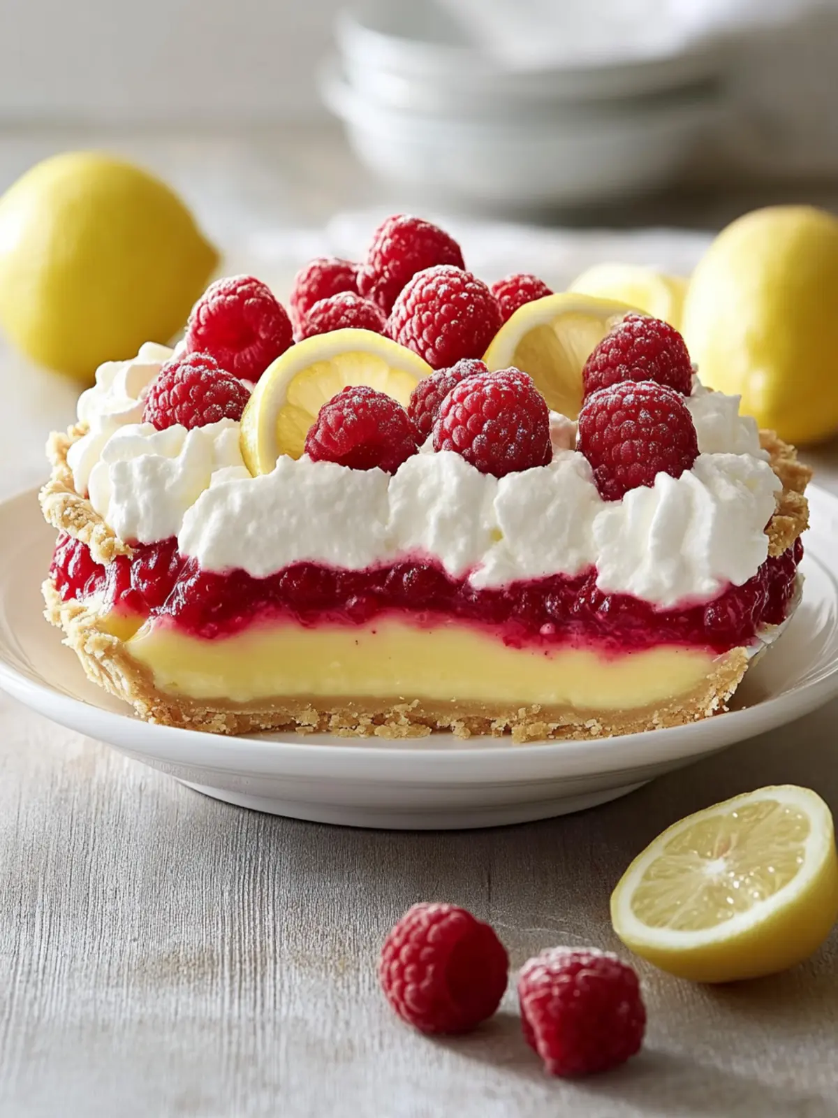 Master The Art Of Lemon Raspberry Layered Pie With Kitchen Science