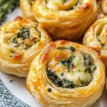 Herb and Cheese Stuffed Puff Pastry Bites