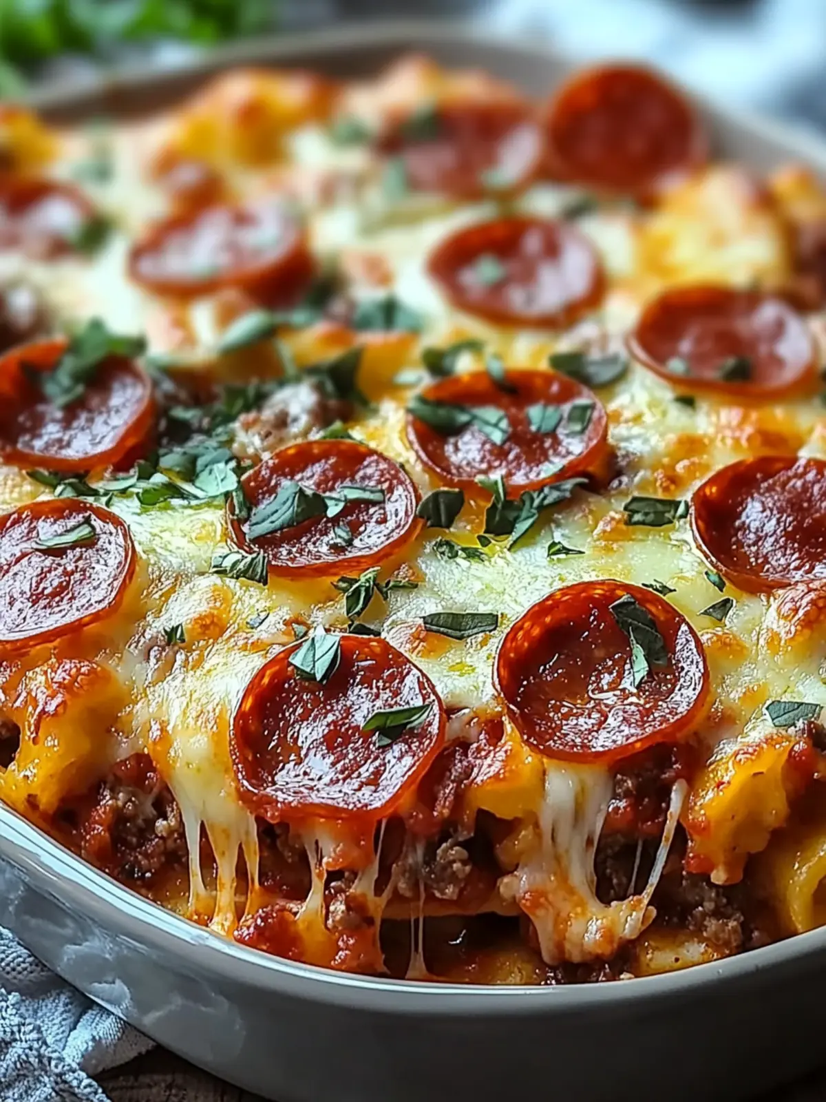 Irresistible Keto Low Carb Pizza Casserole You'll Crave
