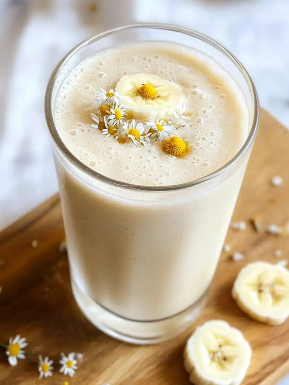 Easy Banana Chamomile Tea Smoothie for Instant Relaxation 5 Easy Banana Chamomile Tea Smoothie