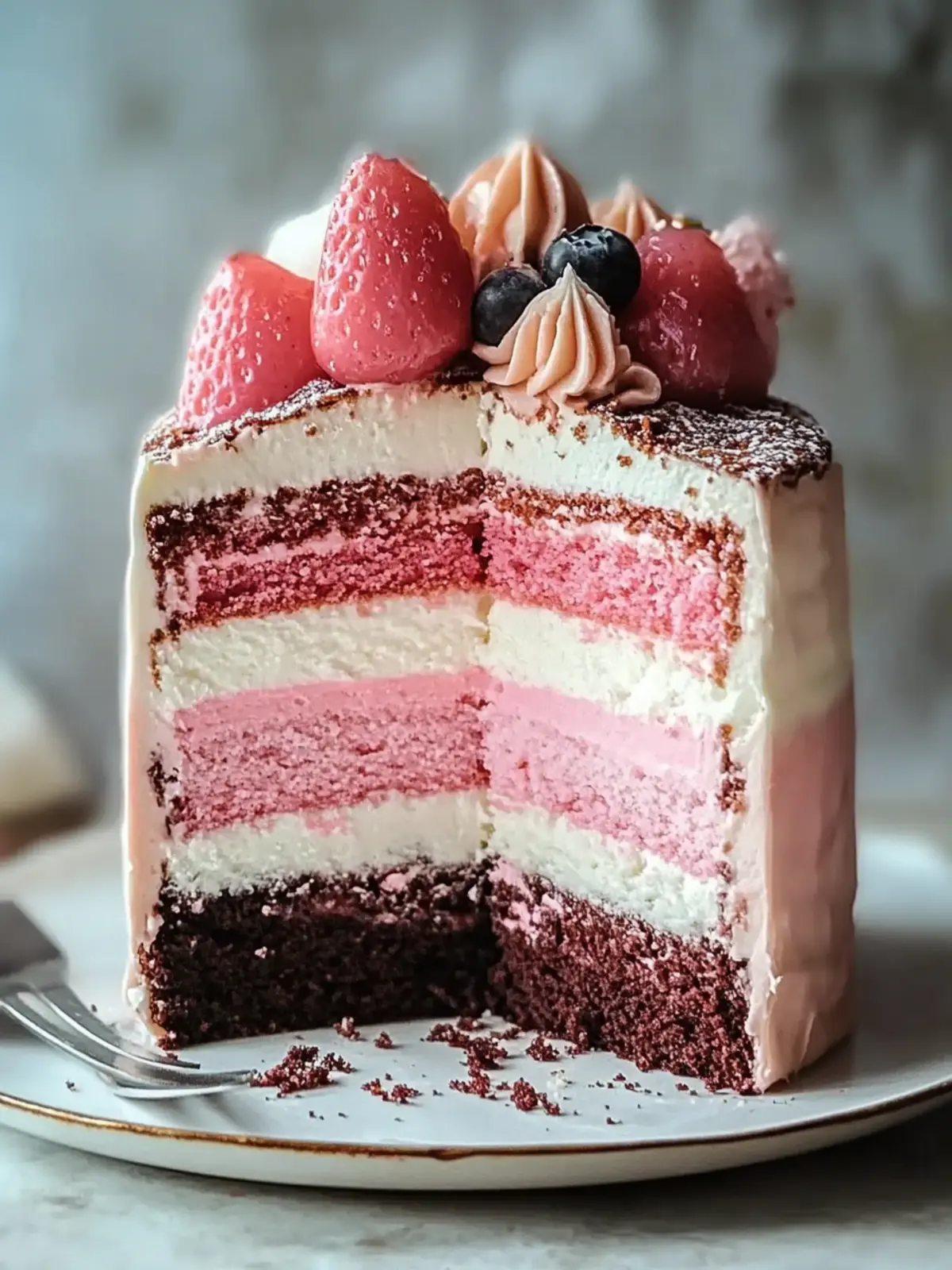Neapolitan Cake