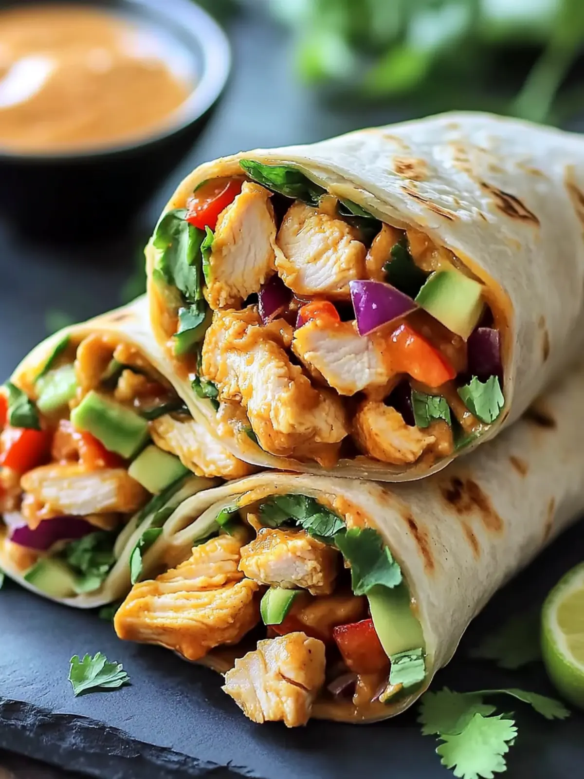 Thai Peanut Chicken Wraps: A Delicious, Easy Recipe!