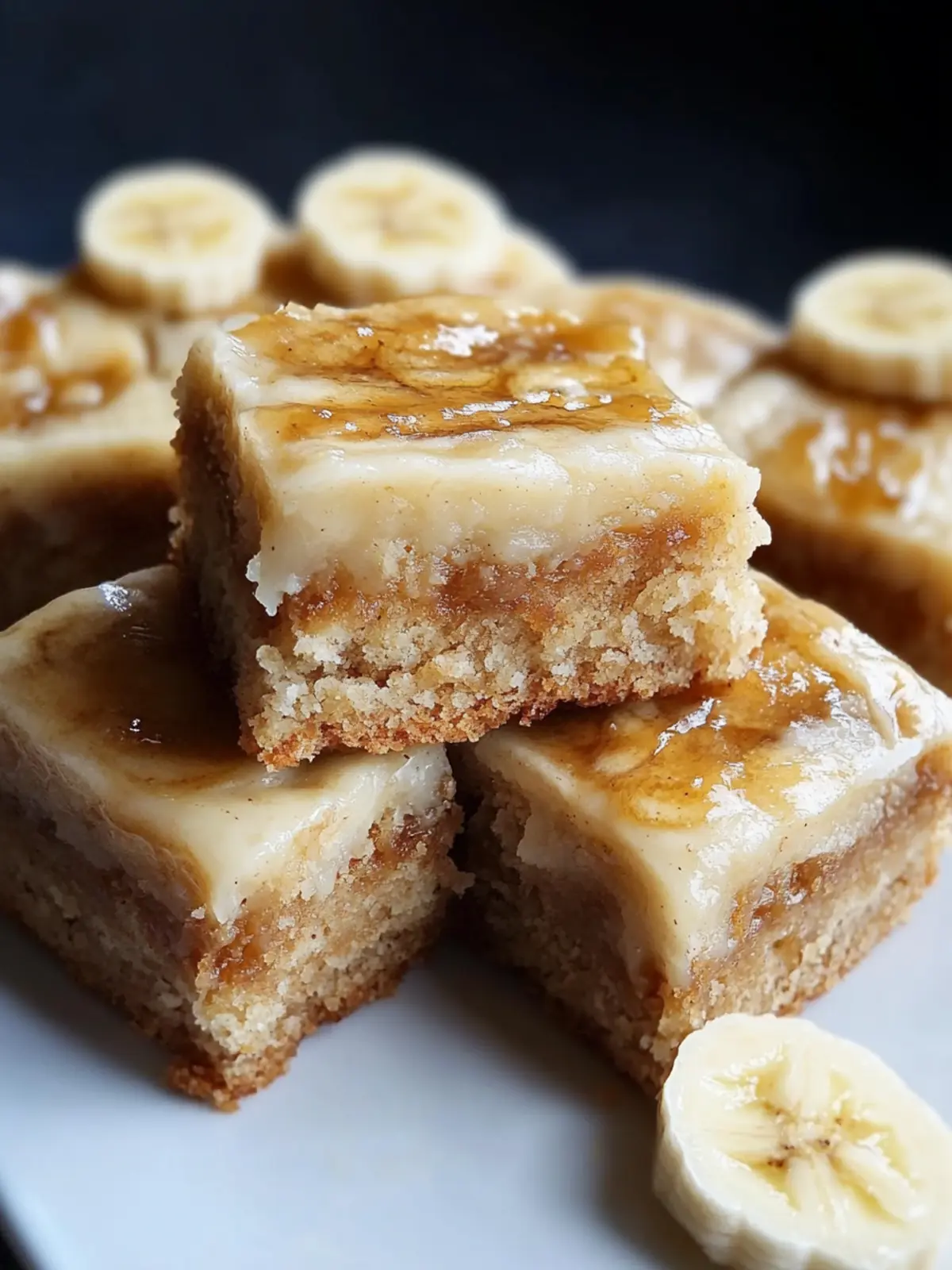 Irresistible Ooey Gooey Banana Bars with Sweet Caramel Frosting 2 Ooey Gooey Banana Bars