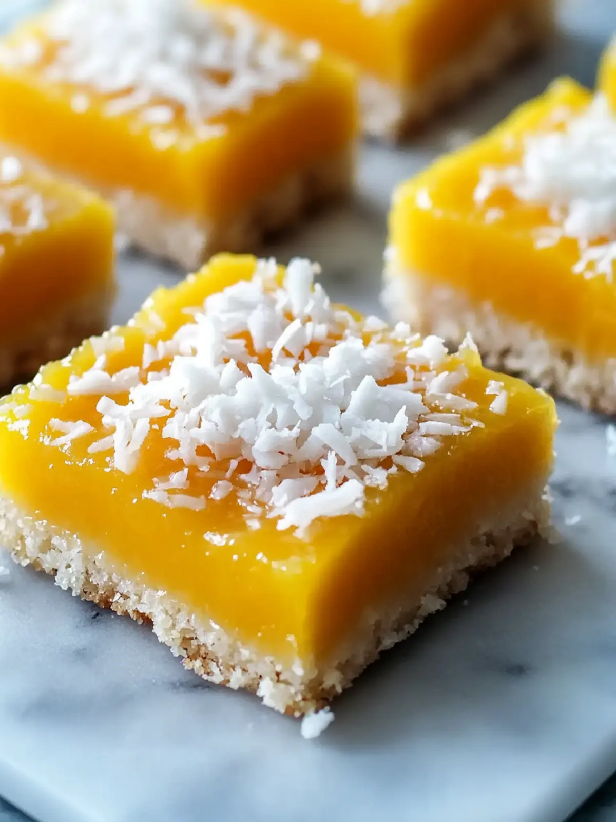 Delightful Easy Mango Coconut Bars for a Tropical Escape 3 Easy Mango Coconut Bars