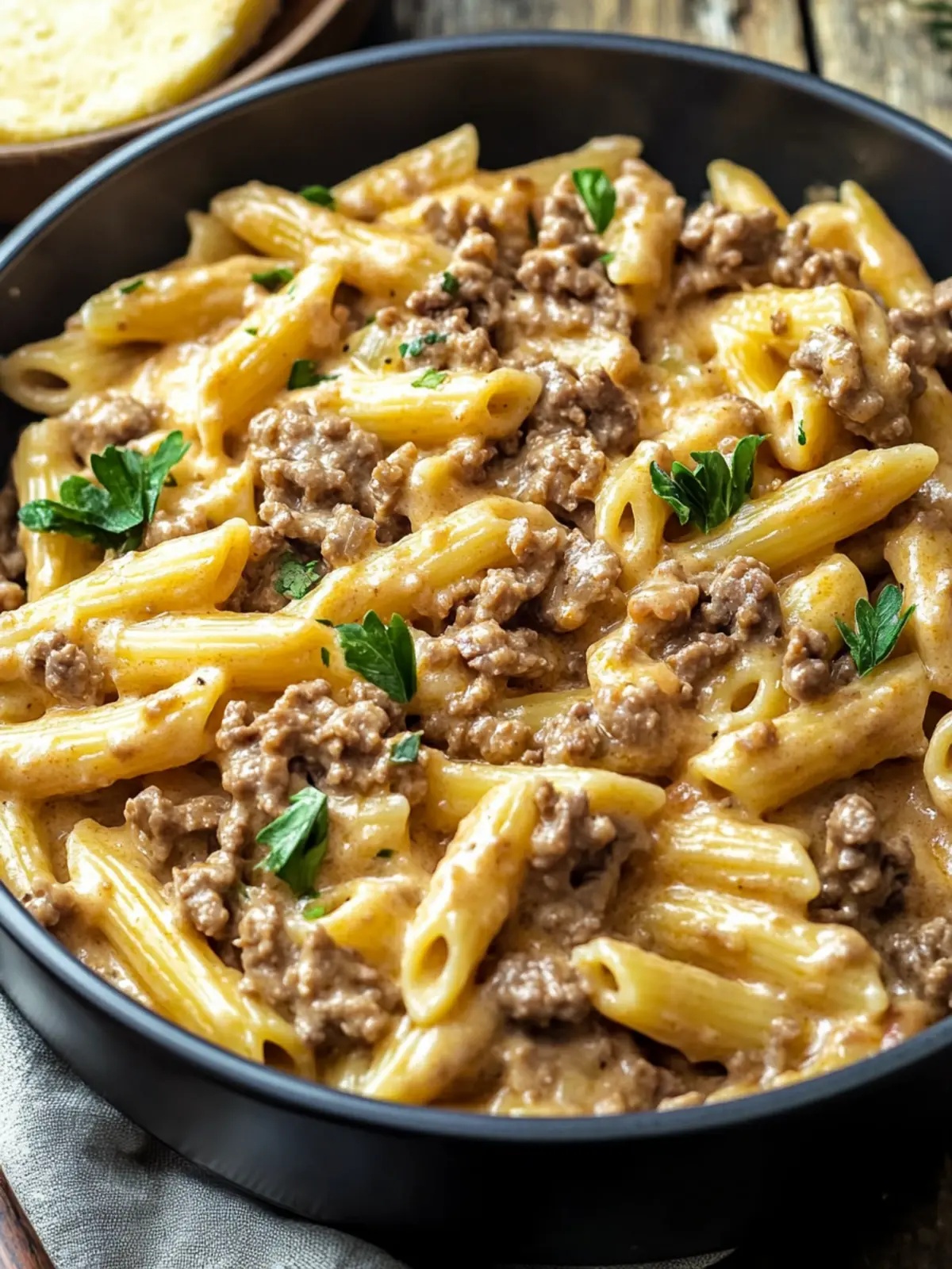 Easy Creamy Beef Pasta: High Prot Weeknight Win