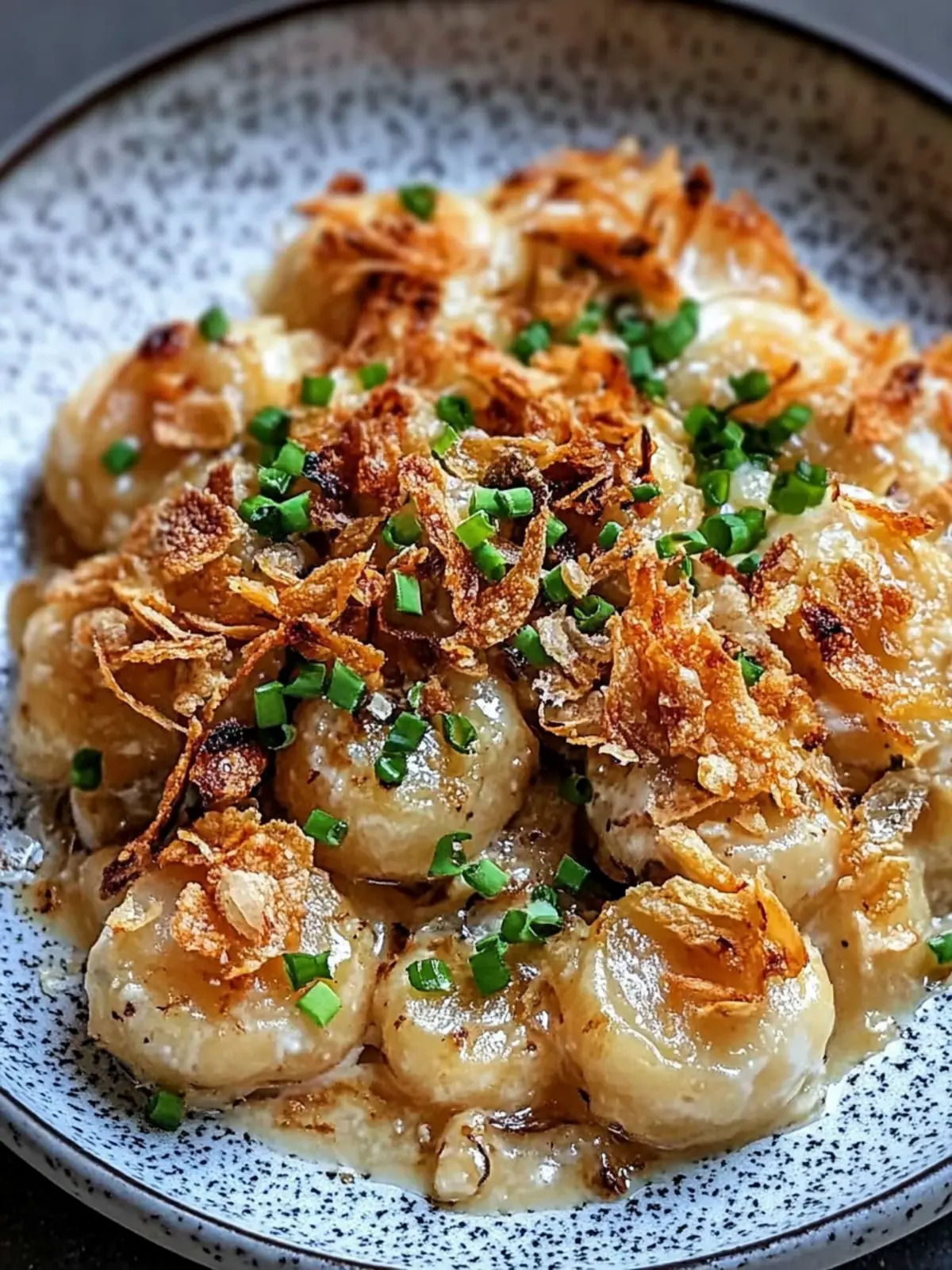 Brown Butter Miso & Roasted Garlic Radiatori with a Twist 2 Brown Butter Miso & Roasted Garlic Radiatori with Crispy Shallots