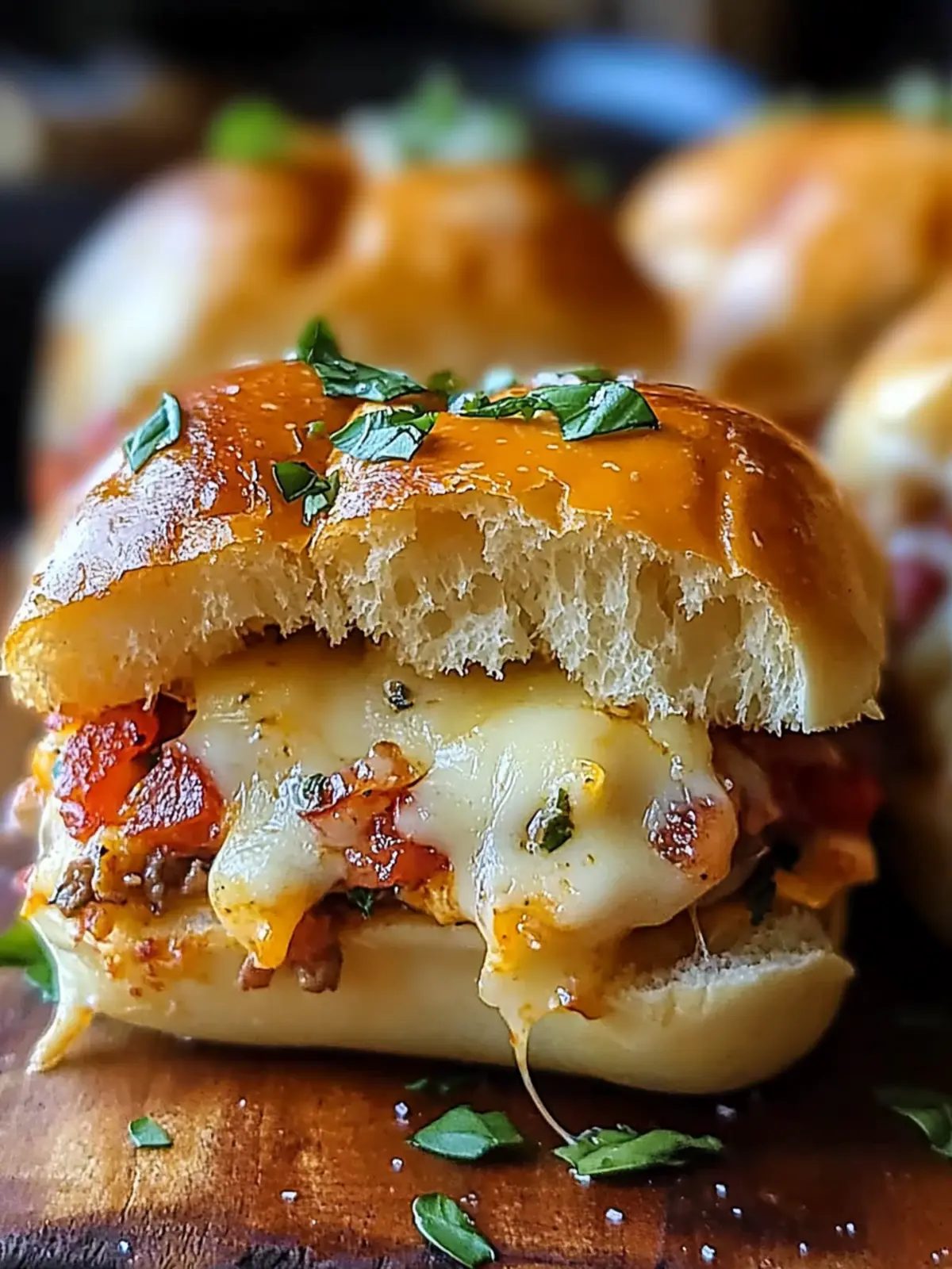 Irresistibly Cheesy Baked Italian Grinder Sliders Delight You! 4 Irresistibly Cheesy Baked Italian Grinder Sliders Delight