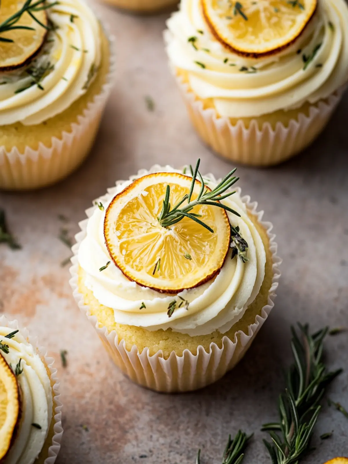 Lemon Thyme Rosemary Cupcakes That Brighten Your Day 5 Lemon Thyme Rosemary Cupcakes