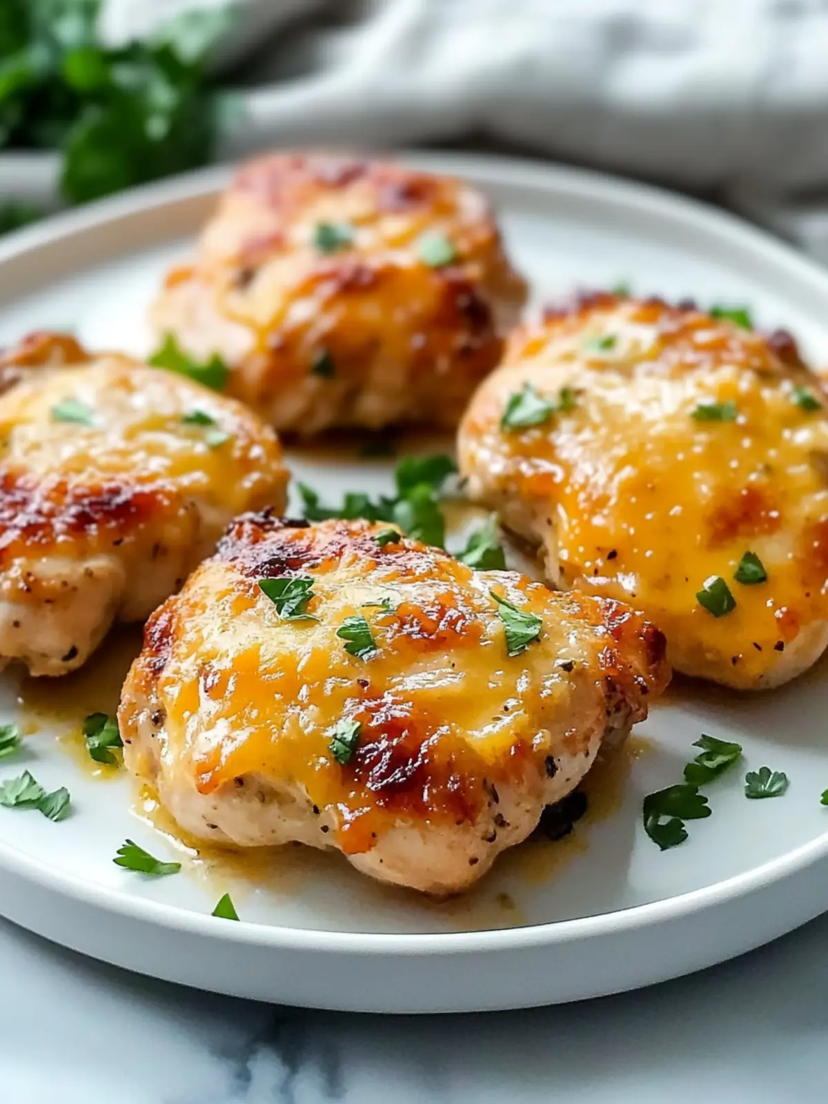 Cheddar Ranch Chicken Thighs