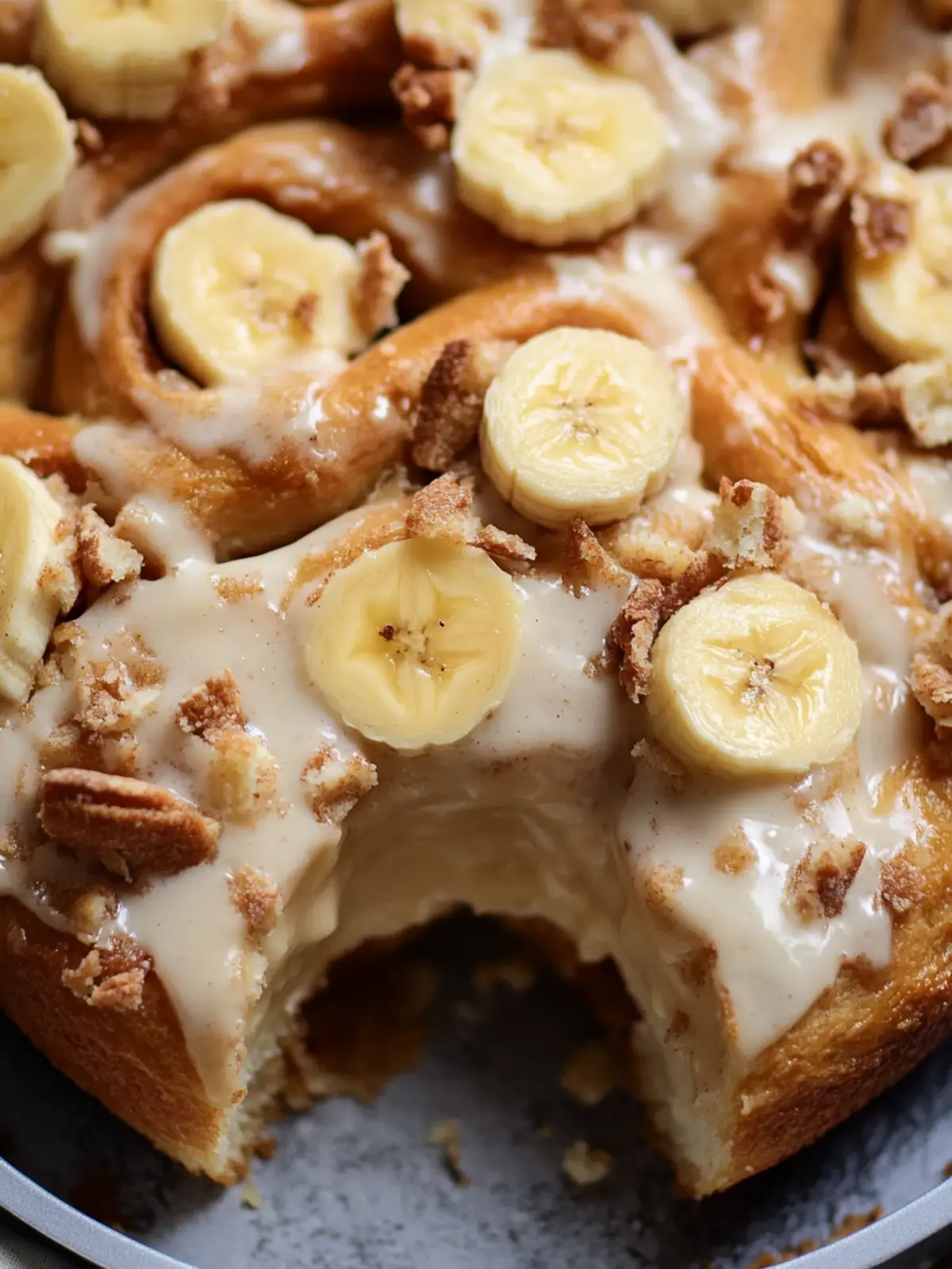 The Best Banana Pudding Cinnamon Rolls