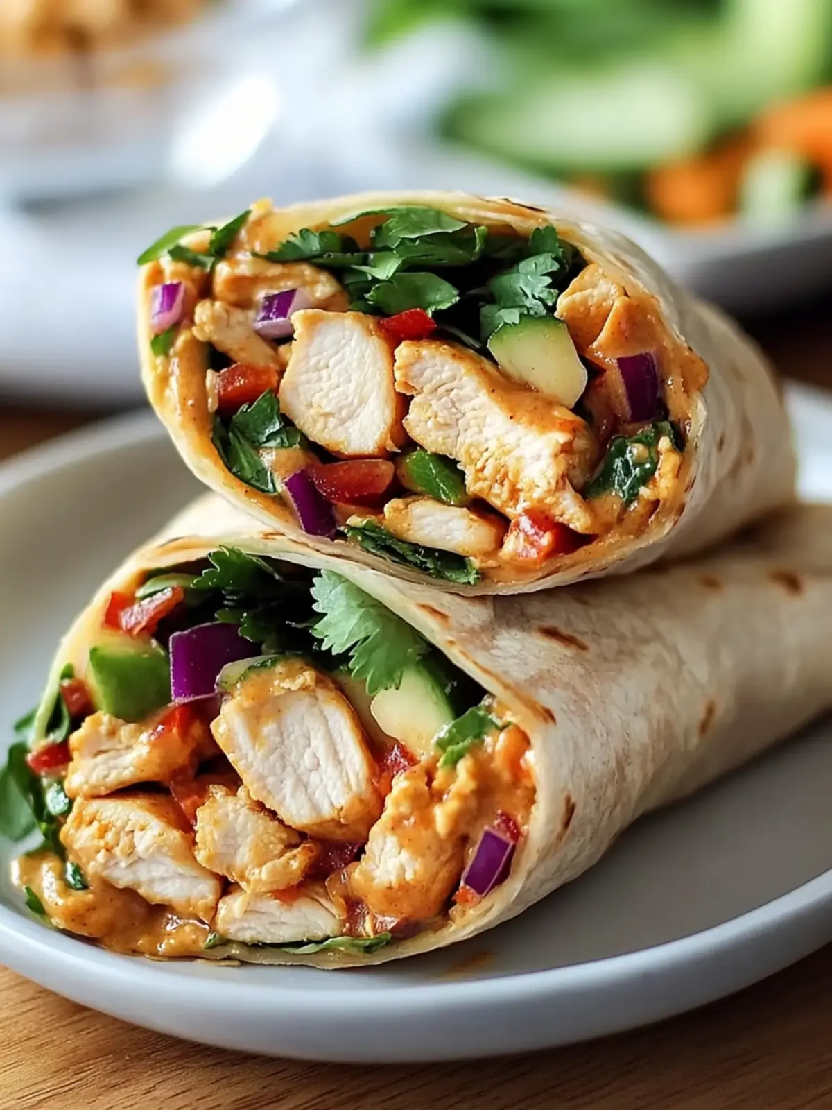 Thai Peanut Chicken Wraps: A Delicious, Easy Recipe!