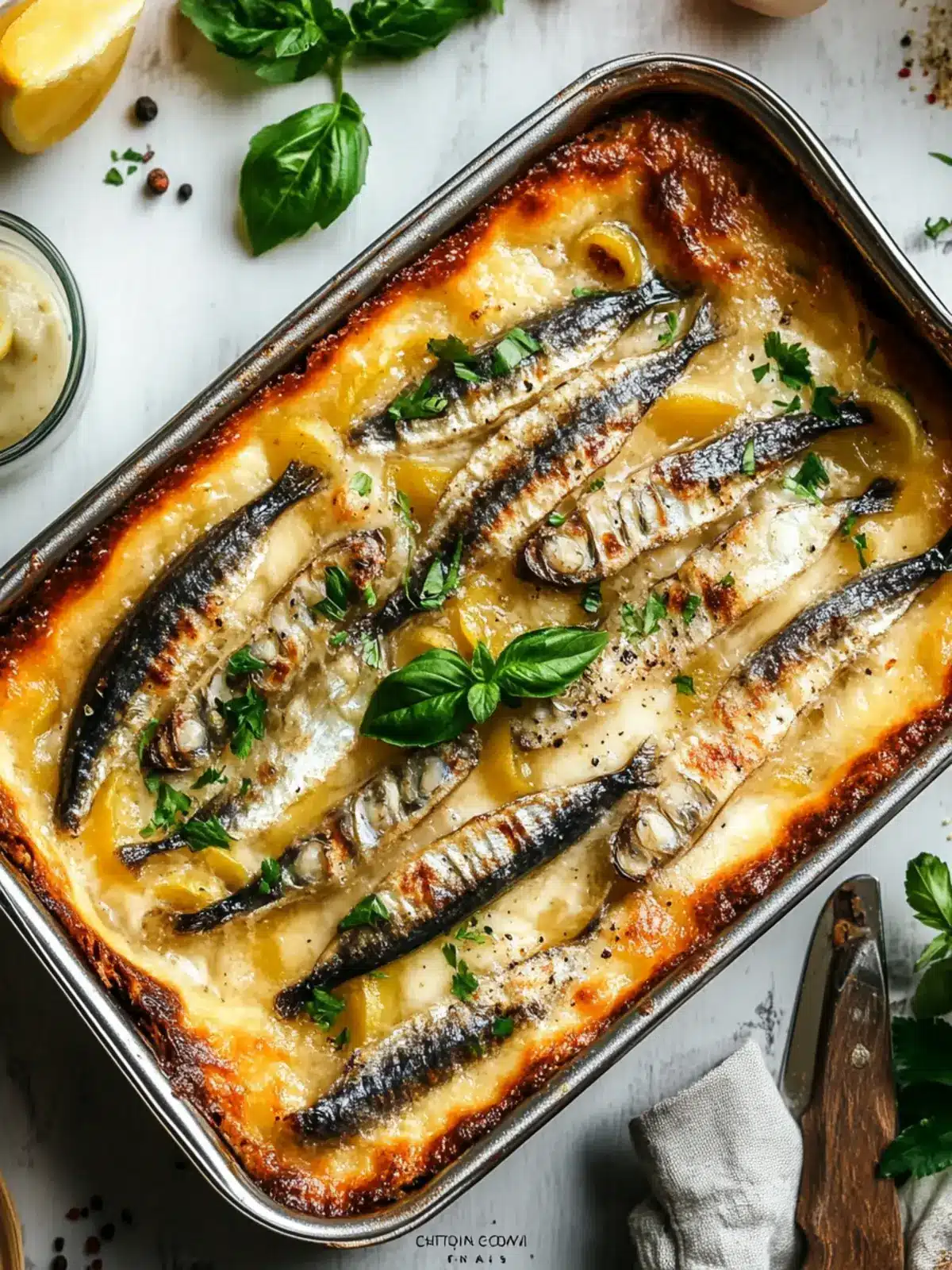 Sardine Margarita Bake