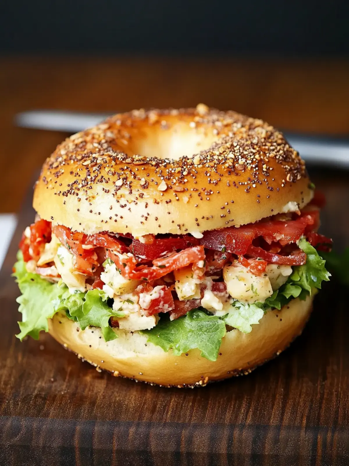 California BLT Chopped Bagel