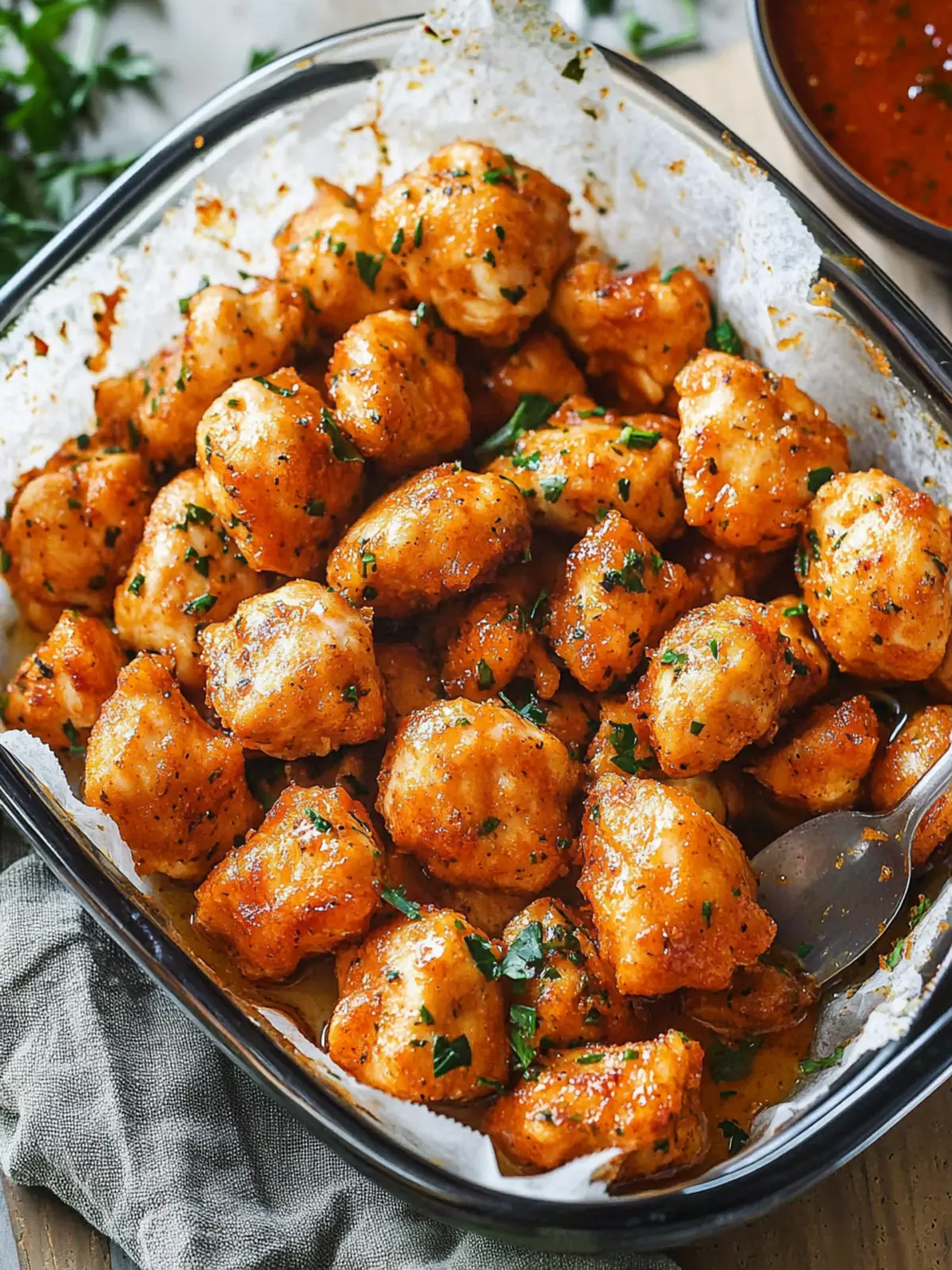 Easy Oven Baked Chicken Bites
