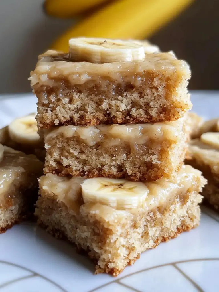 Ooey Gooey Banana Bars
