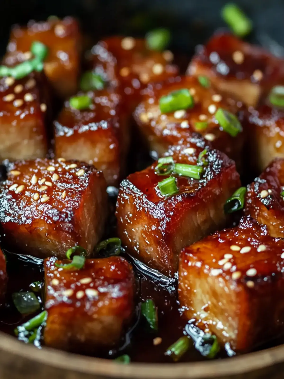 Sticky Honey Garlic Pork Belly