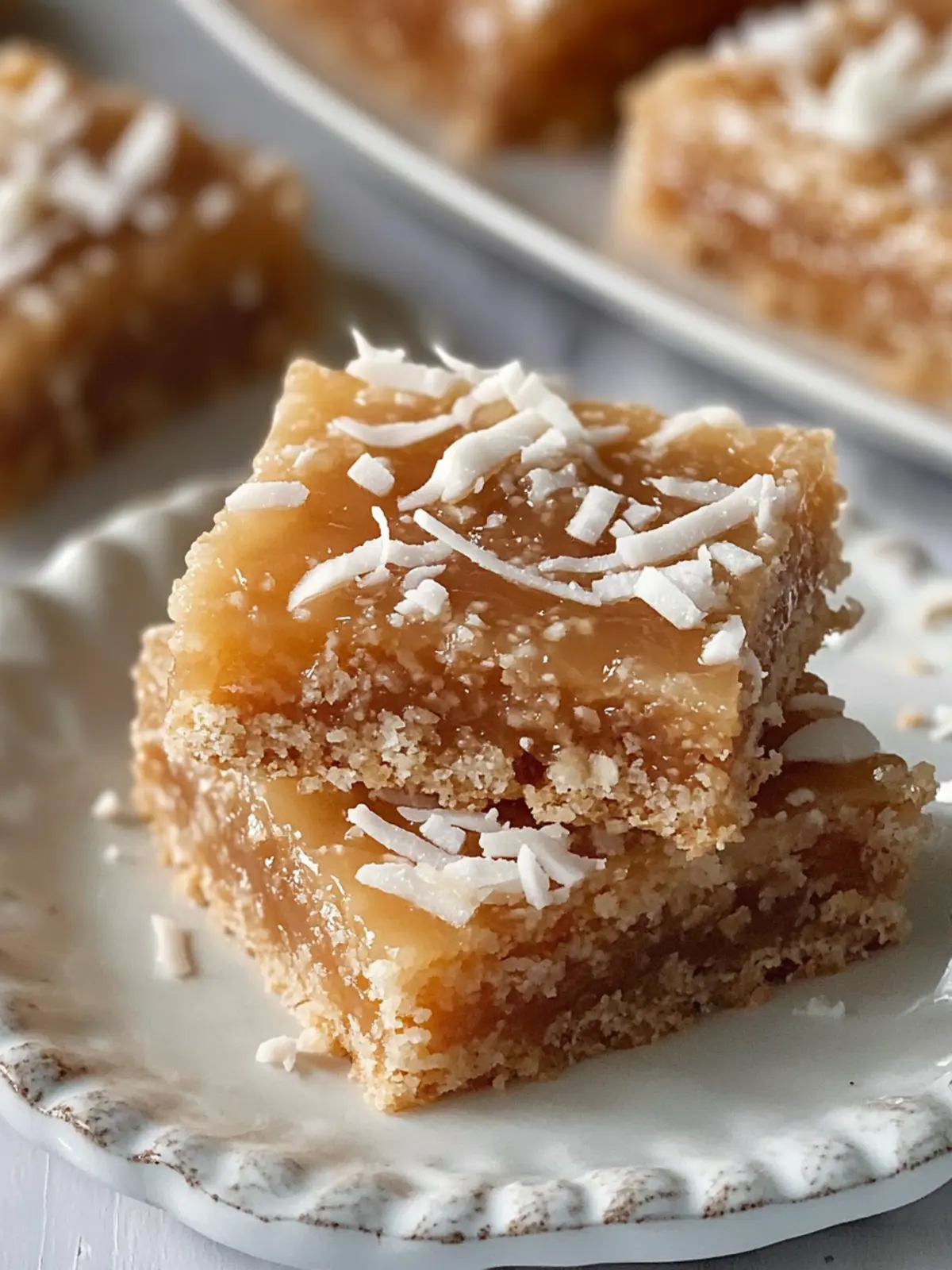 Caramel Coconut Bars