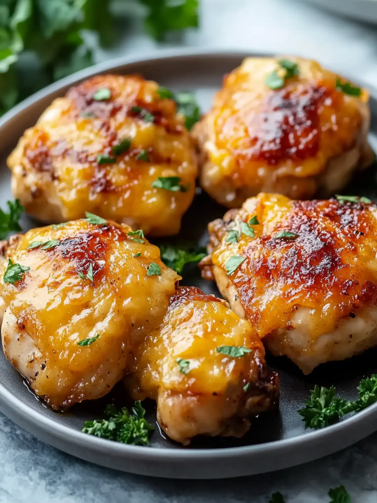 Cheddar Ranch Chicken Thighs