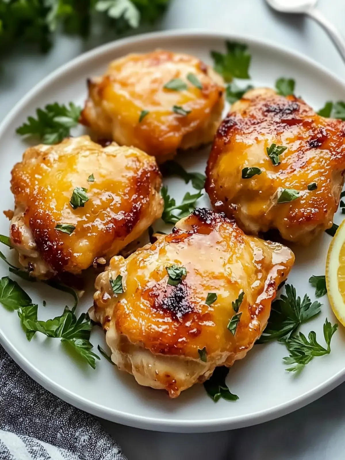 Cheddar Ranch Chicken Thighs